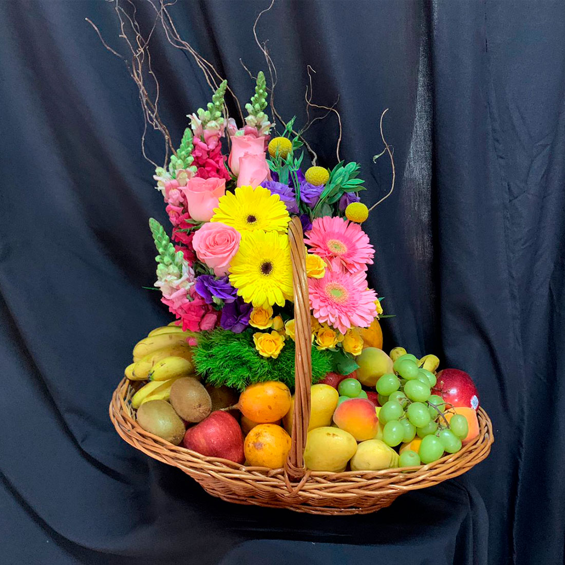Cesto floral frutal