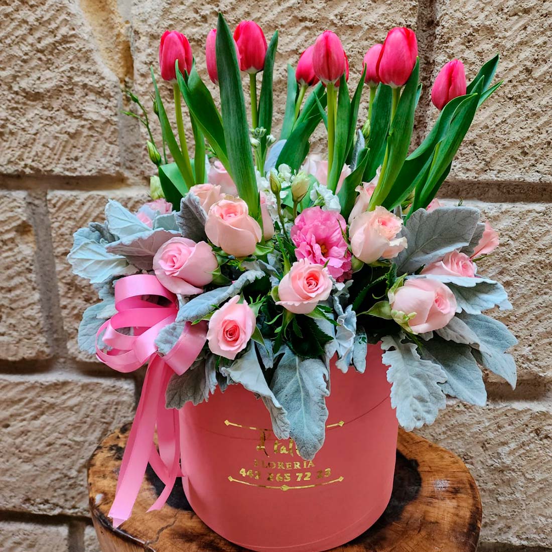 Diseño con tulipanes
