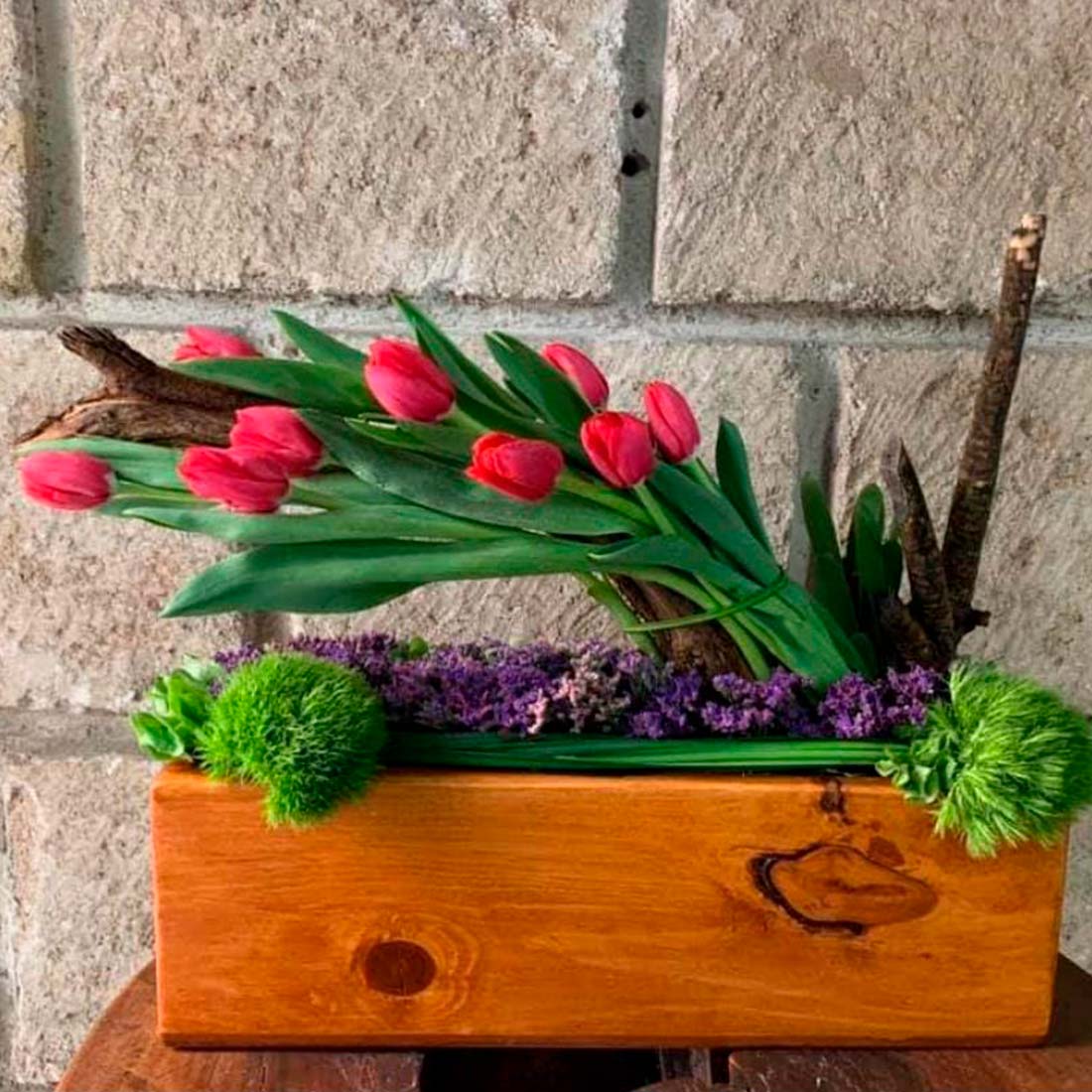 Diseño con tulipanes