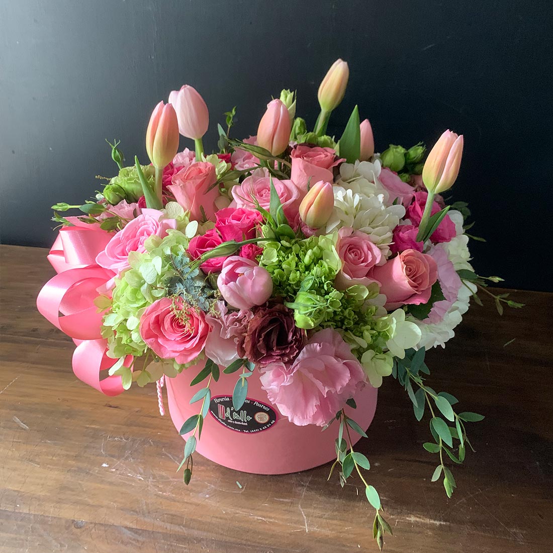 Diseño con flores finas
