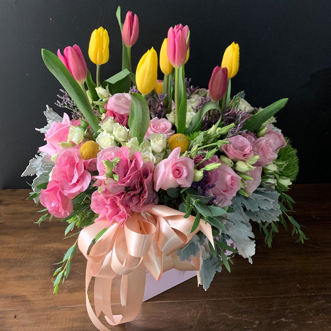 Diseño con flores finas