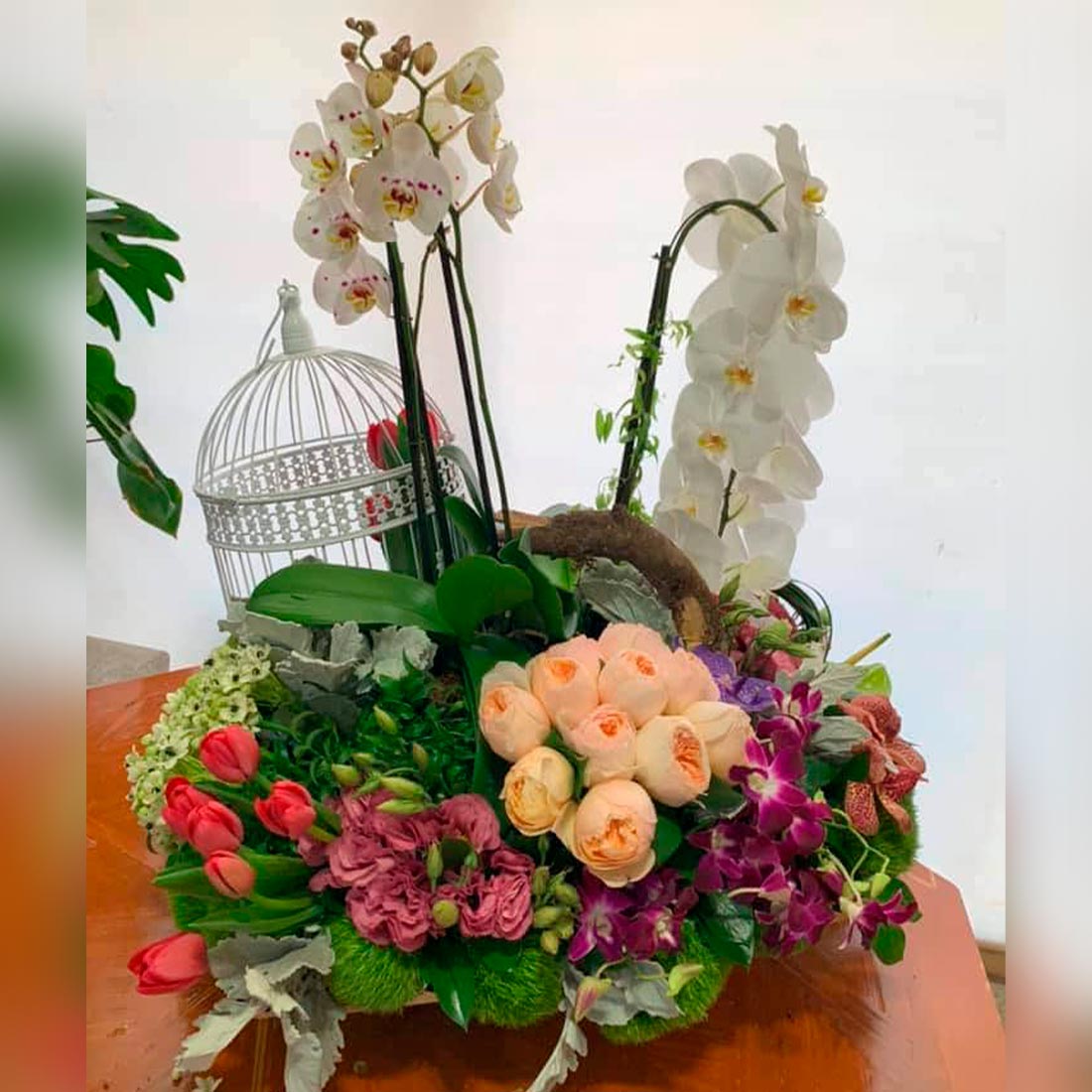 Diseños grandes con flores finas