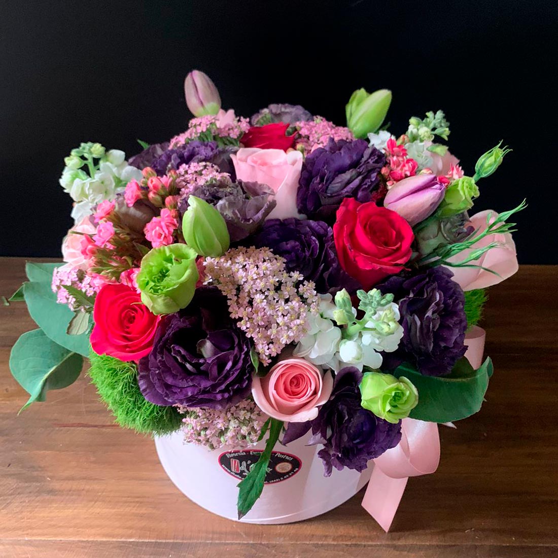 Diseño con flores finas