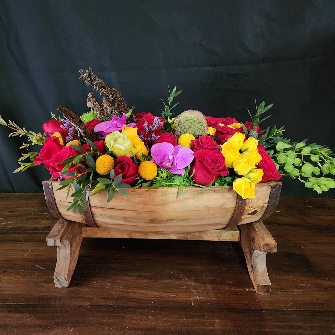 Diseño con flores finas